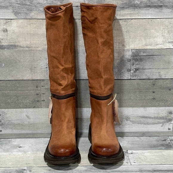 NEW ..!!! A.S.98 LARRIE WOMEN'S BOOT - WHISKEY - SIZE - 7.5 - 8 US / 38 EU $499 - Picture 7 of 16